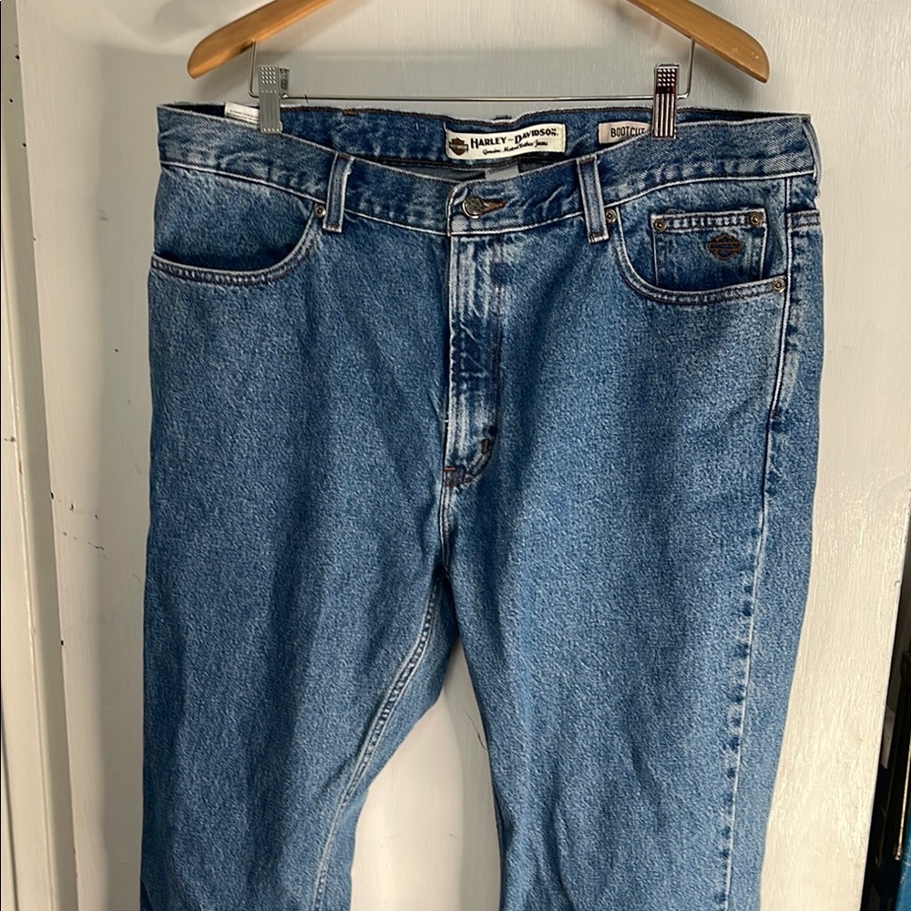 Harley-Davidson Men's boot cut Blue Jeans